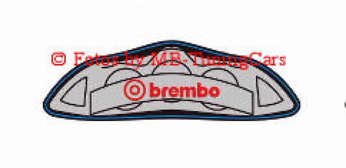 Brembo Sport Bremsbacken - Silver- Aufkleber